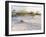 Footprints in the Sand at Sunset in the Dunes of Pensacola Beach, Florida.-forestpath-Framed Photographic Print