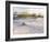 Footprints in the Sand at Sunset in the Dunes of Pensacola Beach, Florida.-forestpath-Framed Photographic Print