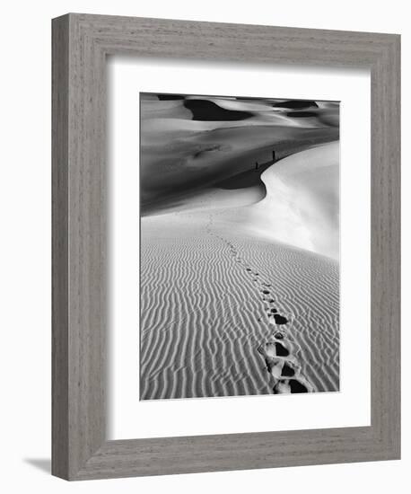 Footprints on Desert Dunes-Bettmann-Framed Photographic Print