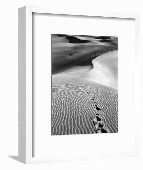 Footprints on Desert Dunes-Bettmann-Framed Photographic Print