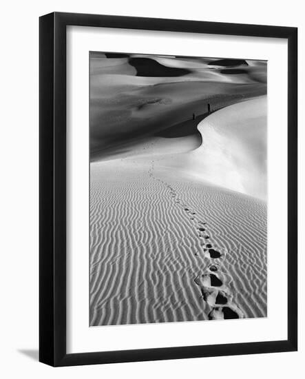 Footprints on Desert Dunes-Bettmann-Framed Photographic Print