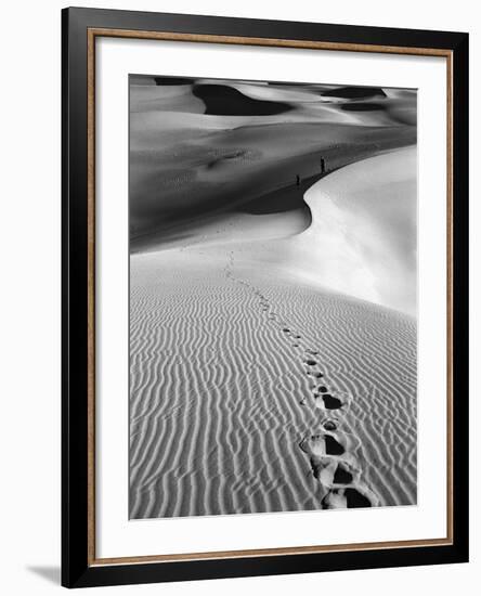 Footprints on Desert Dunes-Bettmann-Framed Photographic Print