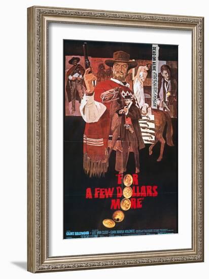 For a Few Dollars More, 1965, "Per Qualche Dollaro In Piu" Directed by Sergio Leone-null-Framed Giclee Print