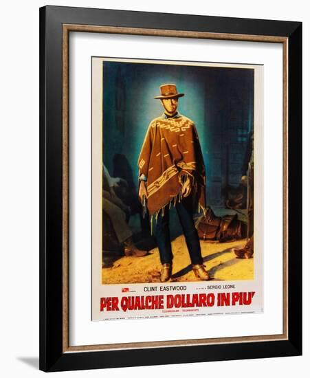 For a Few Dollars More (AKA Per Qualche Dollaro in Piu), Clint Eastwood, 1965-null-Framed Art Print