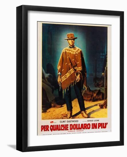 For a Few Dollars More (AKA Per Qualche Dollaro in Piu), Clint Eastwood, 1965-null-Framed Art Print