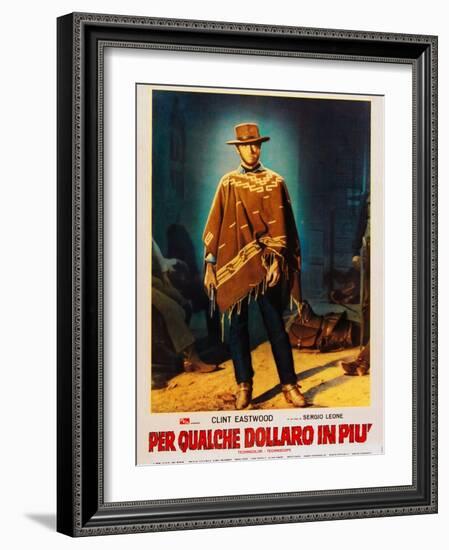 For a Few Dollars More (AKA Per Qualche Dollaro in Piu), Clint Eastwood, 1965-null-Framed Art Print