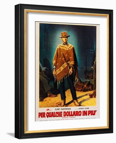 For a Few Dollars More (AKA Per Qualche Dollaro in Piu), Clint Eastwood, 1965-null-Framed Art Print