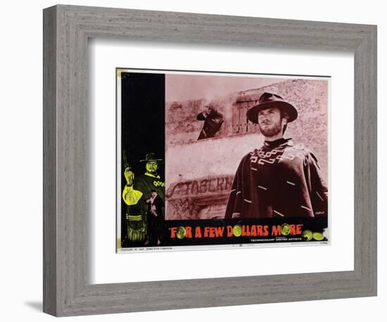 For a Few Dollars More, (AKA Per Qualche Dollaro in Piu), Clint Eastwood, 1965-null-Framed Premium Giclee Print