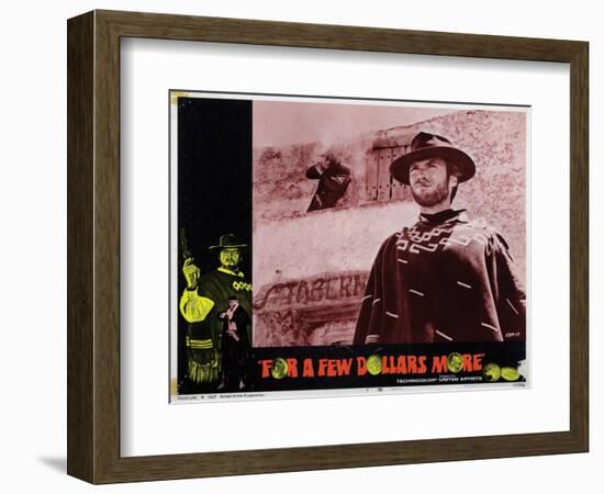 For a Few Dollars More, (AKA Per Qualche Dollaro in Piu), Clint Eastwood, 1965-null-Framed Premium Giclee Print