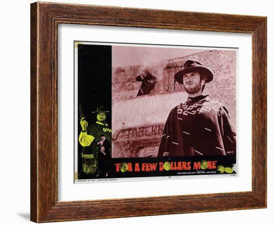 For a Few Dollars More, (AKA Per Qualche Dollaro in Piu), Clint Eastwood, 1965-null-Framed Art Print