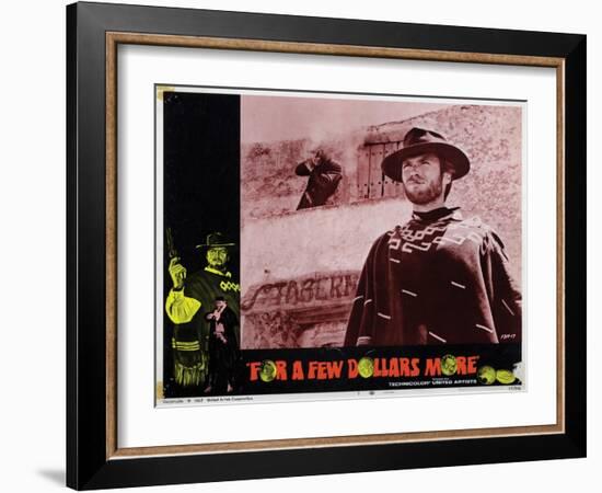 For a Few Dollars More, (AKA Per Qualche Dollaro in Piu), Clint Eastwood, 1965-null-Framed Art Print