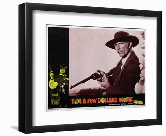 For a Few Dollars More, (AKA Per Qualche Dollaro in Piu), Lee Van Cleef, 1965-null-Framed Premium Giclee Print