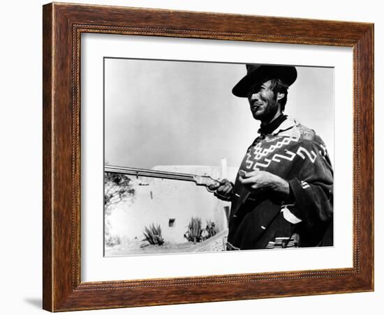 For a Few Dollars More, Clint Eastwood, 1965-null-Framed Photo