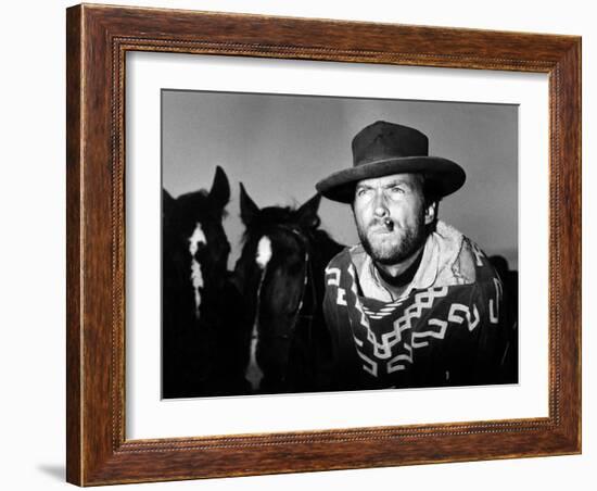 For a Few Dollars More, Clint Eastwood, 1965-null-Framed Photo