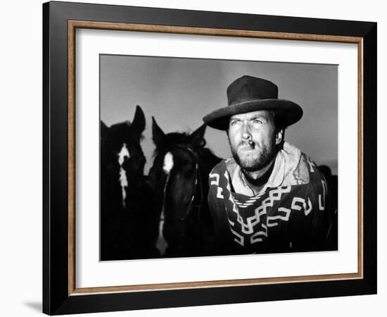 For a Few Dollars More, Clint Eastwood, 1965-null-Framed Photo