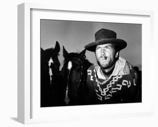 For a Few Dollars More, Clint Eastwood, 1965-null-Framed Photo