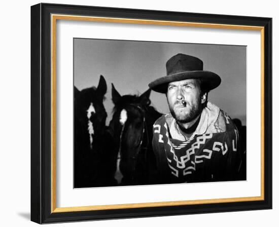 For a Few Dollars More, Clint Eastwood, 1965-null-Framed Photo