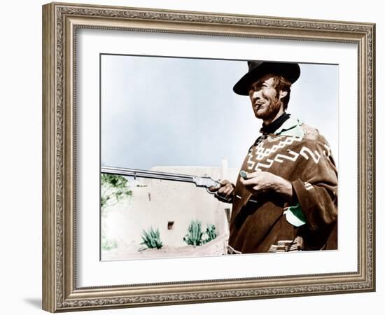 For a Few Dollars More, Clint Eastwood, 1965-null-Framed Photo