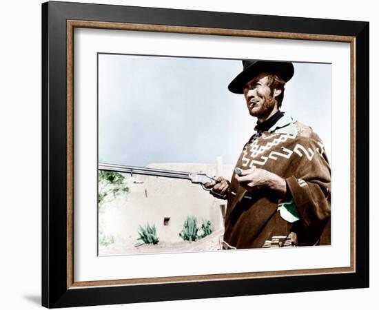 For a Few Dollars More, Clint Eastwood, 1965-null-Framed Photo