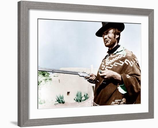 For a Few Dollars More, Clint Eastwood, 1965-null-Framed Photo