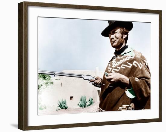 For a Few Dollars More, Clint Eastwood, 1965-null-Framed Photo