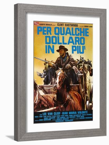 For a Few Dollars More, Clint Eastwood, 1965-null-Framed Art Print