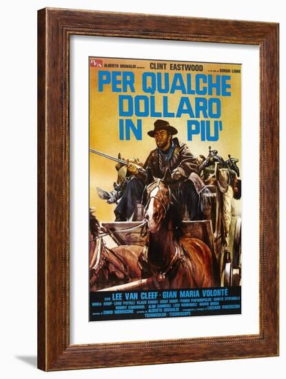 For a Few Dollars More, Clint Eastwood, 1965-null-Framed Art Print