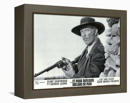For a Few Dollars More, French Movie Poster, 1966-null-Framed Stretched Canvas