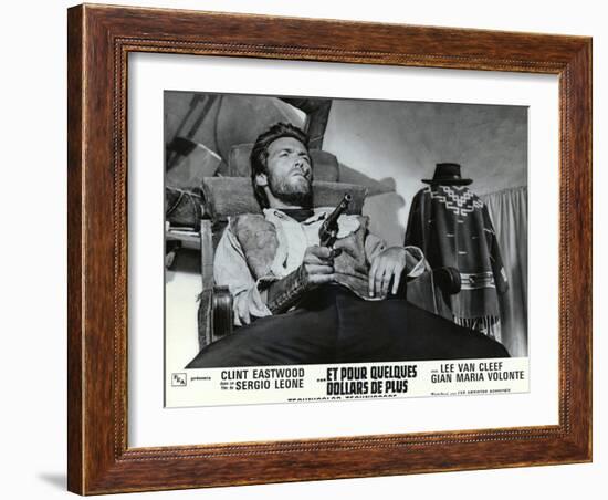 For a Few Dollars More, French Movie Poster, 1966-null-Framed Art Print