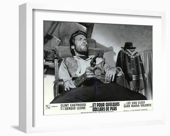 For a Few Dollars More, French Movie Poster, 1966-null-Framed Art Print