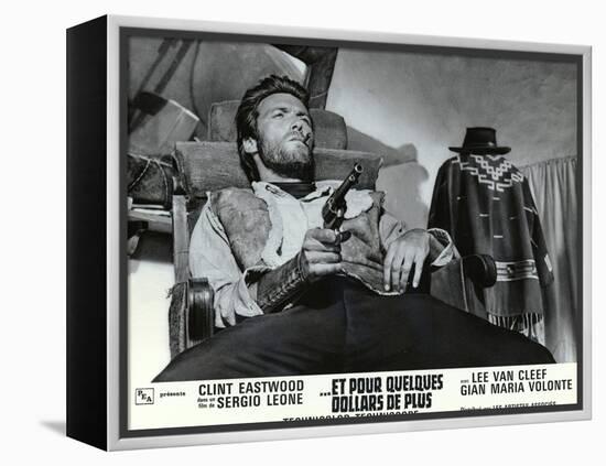 For a Few Dollars More, French Movie Poster, 1966-null-Framed Stretched Canvas