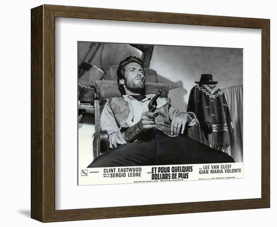 For a Few Dollars More, French Movie Poster, 1966-null-Framed Premium Giclee Print