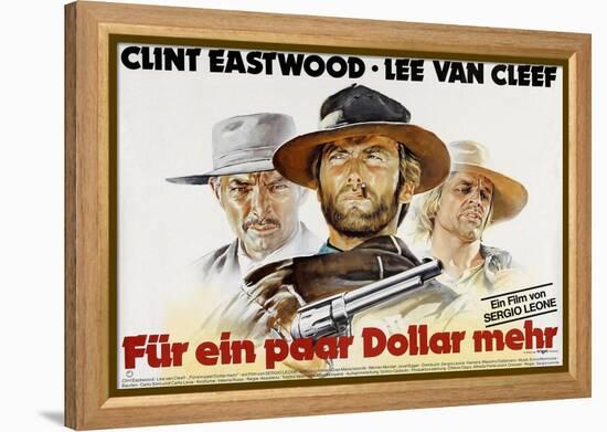 For a Few Dollars More, Lee Van Cleef, Clint Eastwood, Klaus Kinski, 1964-null-Framed Stretched Canvas