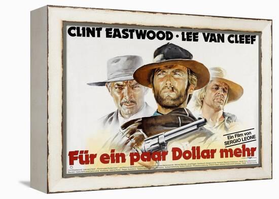 For a Few Dollars More, Lee Van Cleef, Clint Eastwood, Klaus Kinski, 1964-null-Framed Stretched Canvas