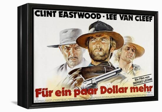 For a Few Dollars More, Lee Van Cleef, Clint Eastwood, Klaus Kinski, 1964-null-Framed Stretched Canvas