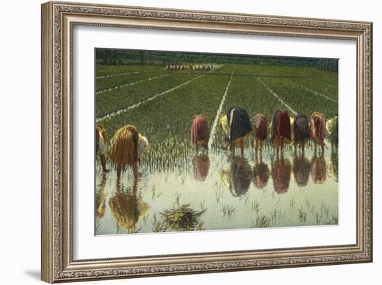 For Eighty Pennies-Angelo Morbelli-Framed Giclee Print