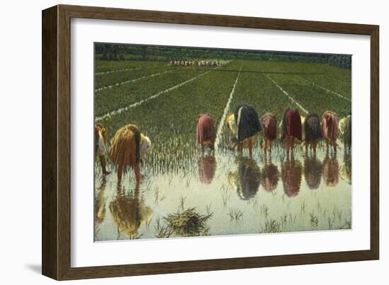 For Eighty Pennies-Angelo Morbelli-Framed Giclee Print