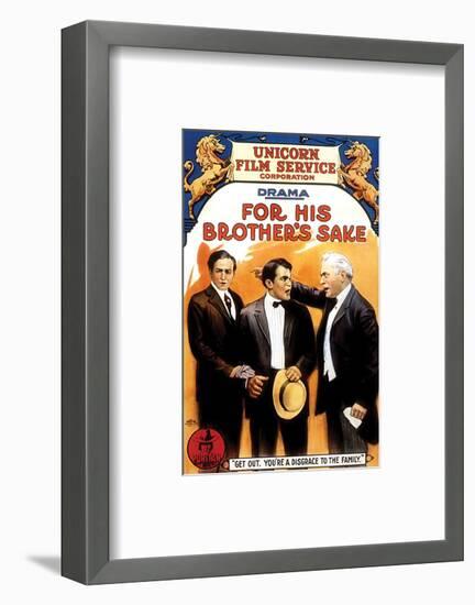 For His Brother's Sake - 1914-null-Framed Giclee Print