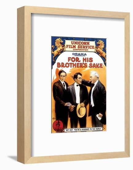 For His Brother's Sake - 1914-null-Framed Giclee Print