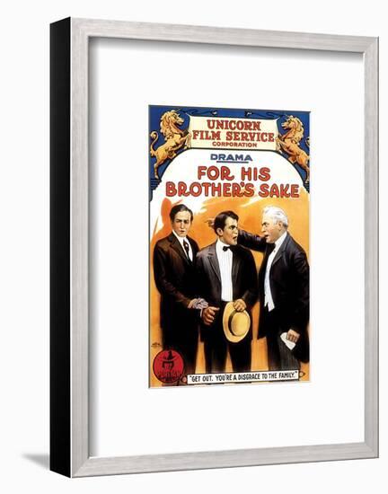 For His Brother's Sake - 1914-null-Framed Giclee Print