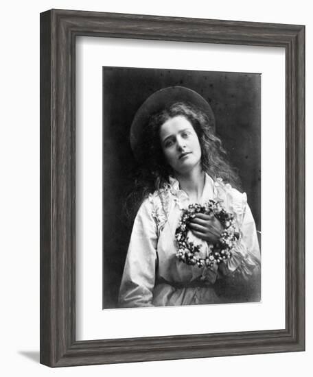 For I'M to Be Queen of the May, Mother, Illustration from 'The May Queen' by Alfred, Lord Tennyson-Julia Margaret Cameron-Framed Giclee Print