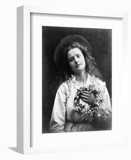 For I'M to Be Queen of the May, Mother, Illustration from 'The May Queen' by Alfred, Lord Tennyson-Julia Margaret Cameron-Framed Giclee Print