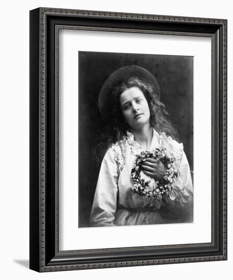 For I'M to Be Queen of the May, Mother, Illustration from 'The May Queen' by Alfred, Lord Tennyson-Julia Margaret Cameron-Framed Giclee Print