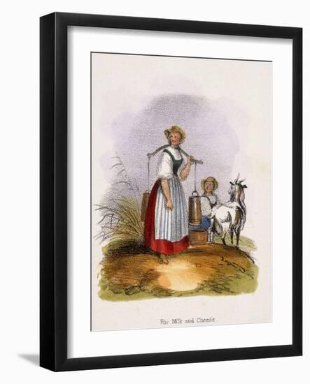 For Milk and Cheese, C1845-Benjamin Waterhouse Hawkins-Framed Giclee Print