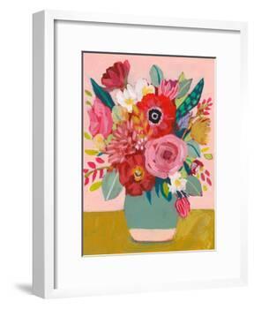 For My Mom Floral-Sharon Montgomery-Framed Art Print
