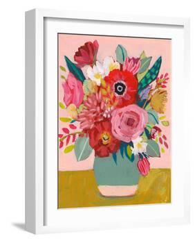 For My Mom Floral-Sharon Montgomery-Framed Art Print