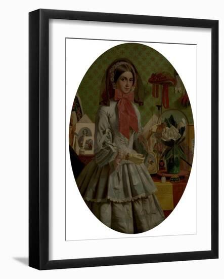 For Sale, 1857-James Collinson-Framed Giclee Print