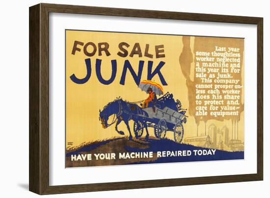 For Sale-Junk-Robert Beebe-Framed Art Print