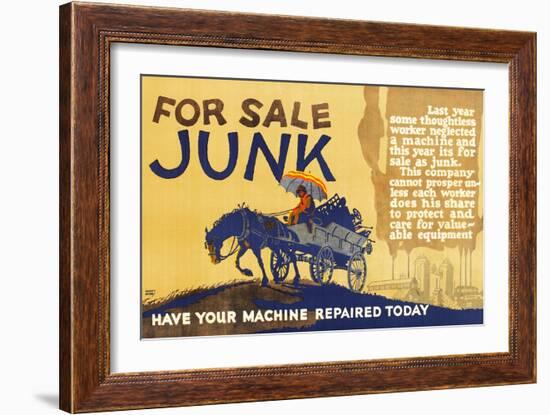 For Sale-Junk-Robert Beebe-Framed Art Print