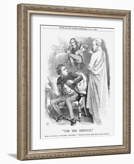 For the Defence, 1868-John Tenniel-Framed Giclee Print